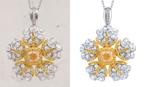 鉆石璀璨 珠寶飾品白底攝影與修圖藝術(shù)